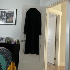 Black Turtleneck Maxi Sweater Top